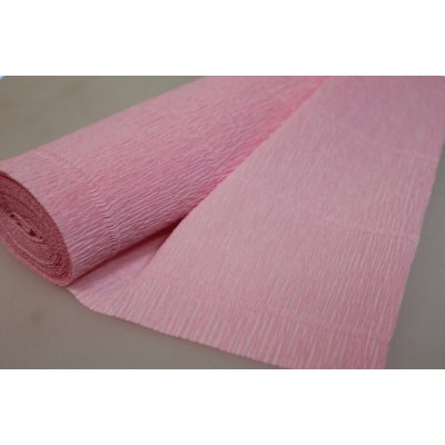 Бумага крепированная 50*250,100г/м KAZMIR светло-розовый